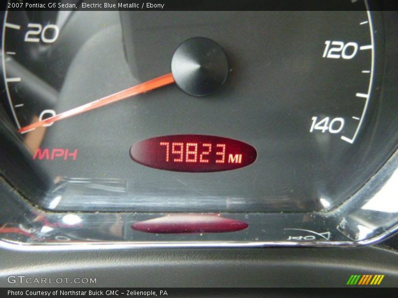 Electric Blue Metallic / Ebony 2007 Pontiac G6 Sedan