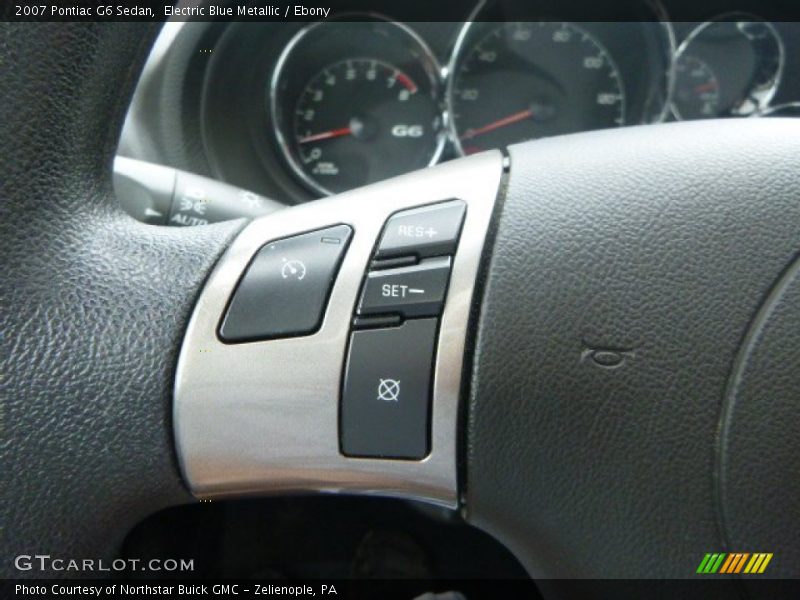 Electric Blue Metallic / Ebony 2007 Pontiac G6 Sedan
