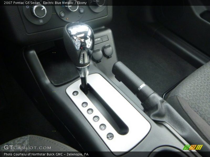 Electric Blue Metallic / Ebony 2007 Pontiac G6 Sedan