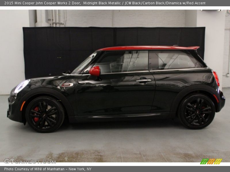 Midnight Black Metallic / JCW Black/Carbon Black/Dinamica w/Red Accent 2015 Mini Cooper John Cooper Works 2 Door