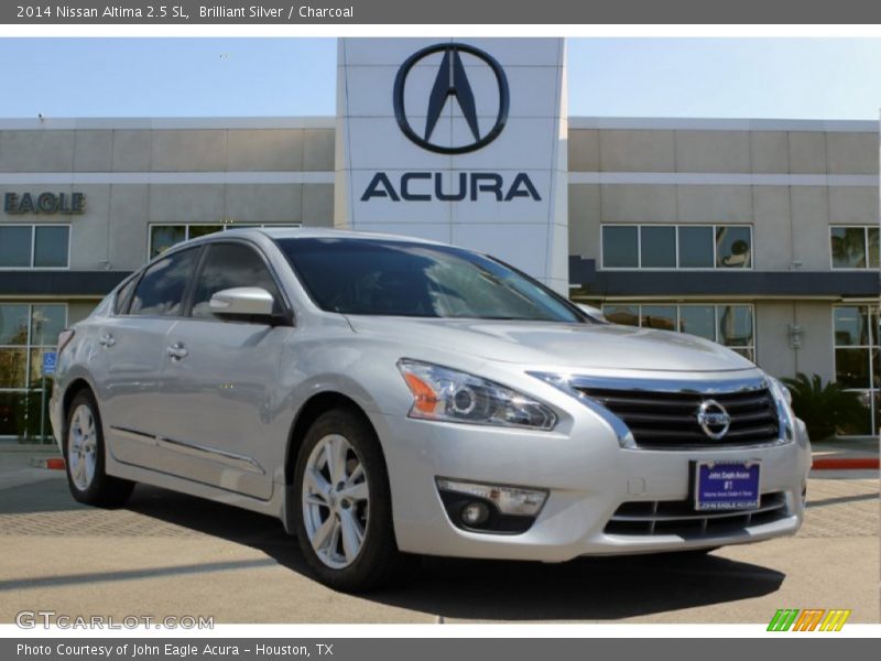 Brilliant Silver / Charcoal 2014 Nissan Altima 2.5 SL