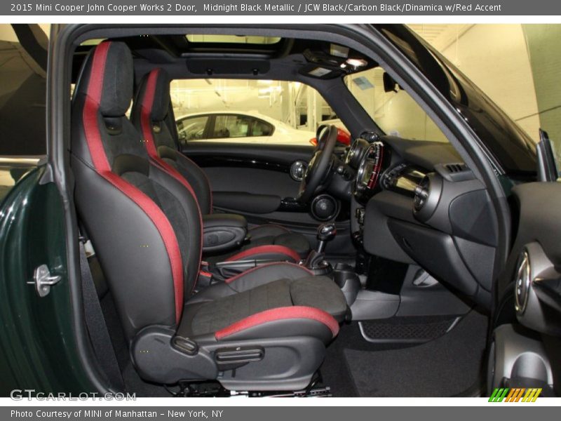 Midnight Black Metallic / JCW Black/Carbon Black/Dinamica w/Red Accent 2015 Mini Cooper John Cooper Works 2 Door