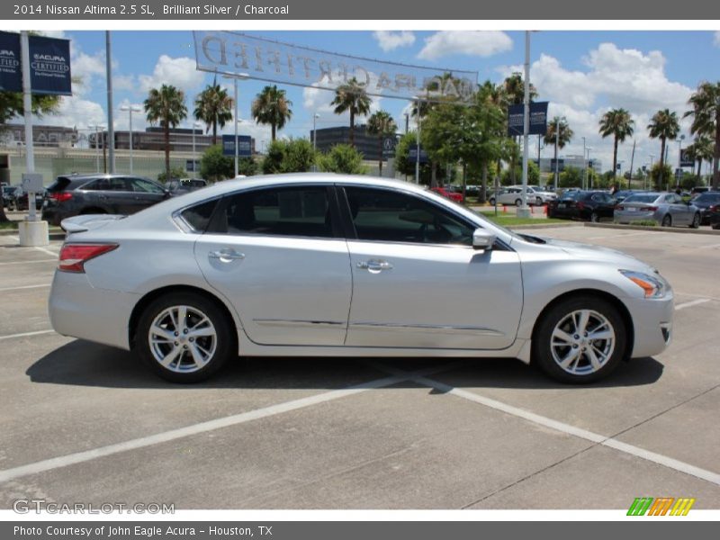 Brilliant Silver / Charcoal 2014 Nissan Altima 2.5 SL