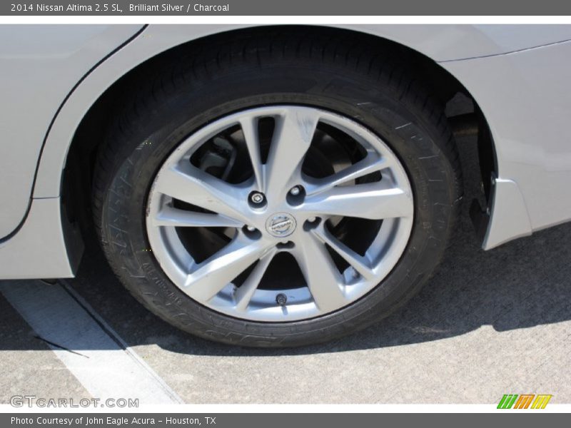 Brilliant Silver / Charcoal 2014 Nissan Altima 2.5 SL