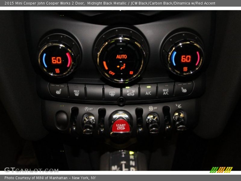 Midnight Black Metallic / JCW Black/Carbon Black/Dinamica w/Red Accent 2015 Mini Cooper John Cooper Works 2 Door