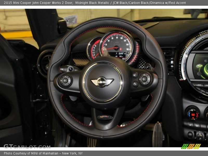Midnight Black Metallic / JCW Black/Carbon Black/Dinamica w/Red Accent 2015 Mini Cooper John Cooper Works 2 Door
