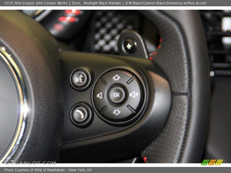 Midnight Black Metallic / JCW Black/Carbon Black/Dinamica w/Red Accent 2015 Mini Cooper John Cooper Works 2 Door
