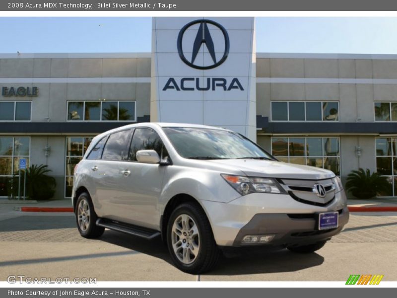 Billet Silver Metallic / Taupe 2008 Acura MDX Technology
