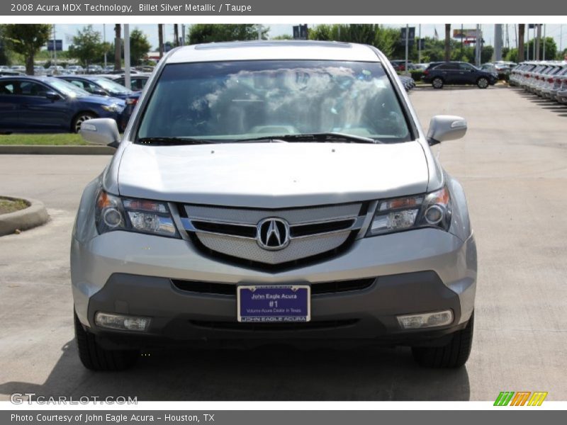 Billet Silver Metallic / Taupe 2008 Acura MDX Technology