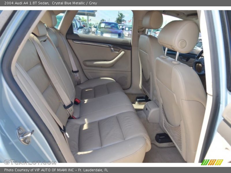 Crystal Blue Metallic / Grey 2004 Audi A4 1.8T Sedan