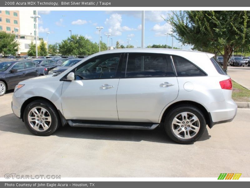 Billet Silver Metallic / Taupe 2008 Acura MDX Technology
