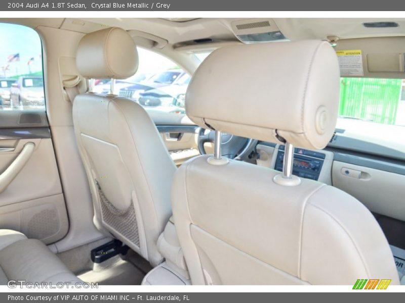Crystal Blue Metallic / Grey 2004 Audi A4 1.8T Sedan