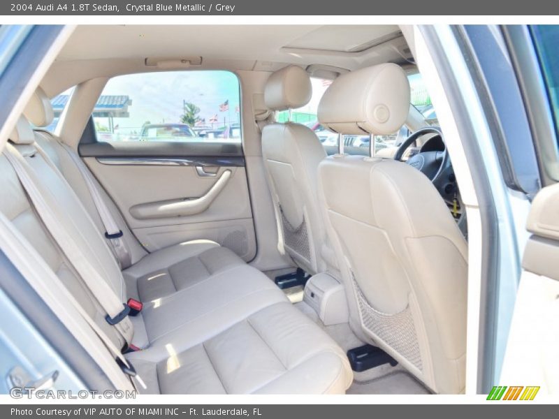 Crystal Blue Metallic / Grey 2004 Audi A4 1.8T Sedan
