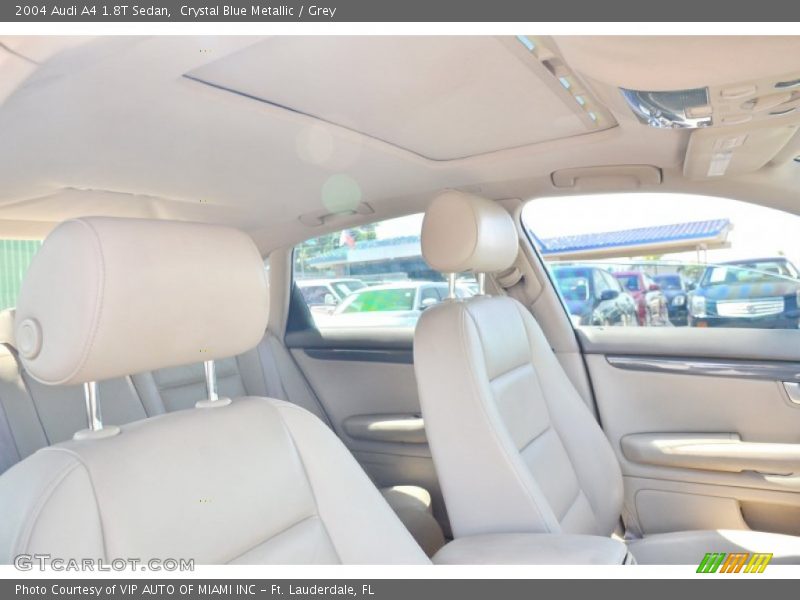 Crystal Blue Metallic / Grey 2004 Audi A4 1.8T Sedan