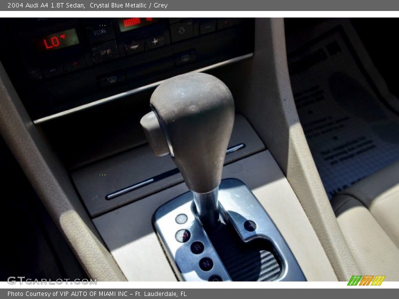 Crystal Blue Metallic / Grey 2004 Audi A4 1.8T Sedan