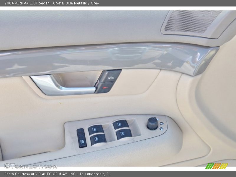 Crystal Blue Metallic / Grey 2004 Audi A4 1.8T Sedan