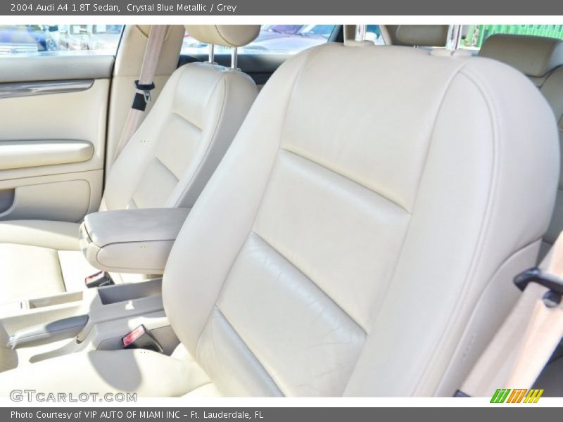 Crystal Blue Metallic / Grey 2004 Audi A4 1.8T Sedan