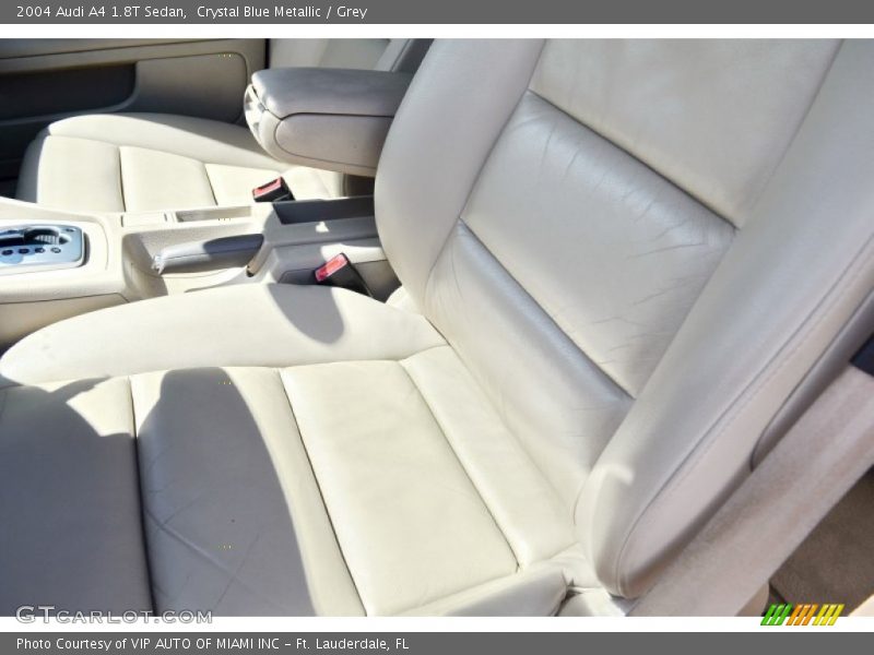 Crystal Blue Metallic / Grey 2004 Audi A4 1.8T Sedan