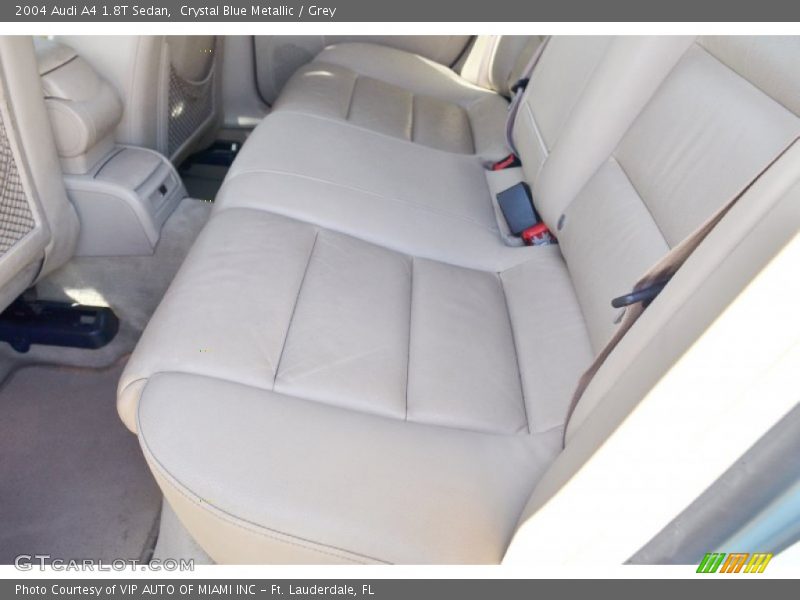 Crystal Blue Metallic / Grey 2004 Audi A4 1.8T Sedan