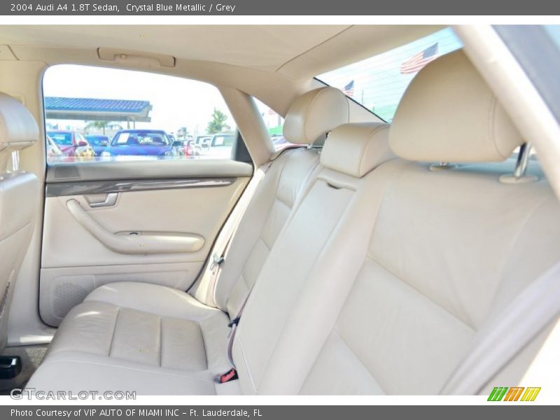 Crystal Blue Metallic / Grey 2004 Audi A4 1.8T Sedan