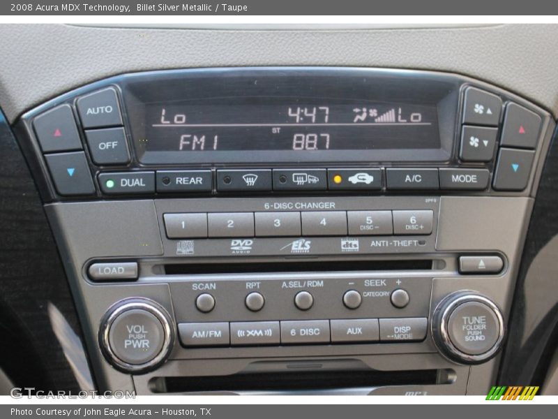 Billet Silver Metallic / Taupe 2008 Acura MDX Technology