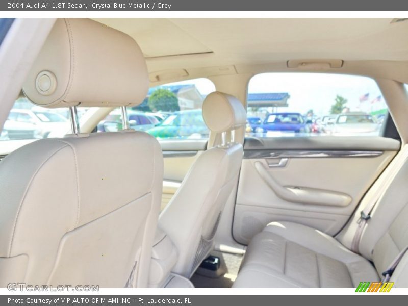 Crystal Blue Metallic / Grey 2004 Audi A4 1.8T Sedan