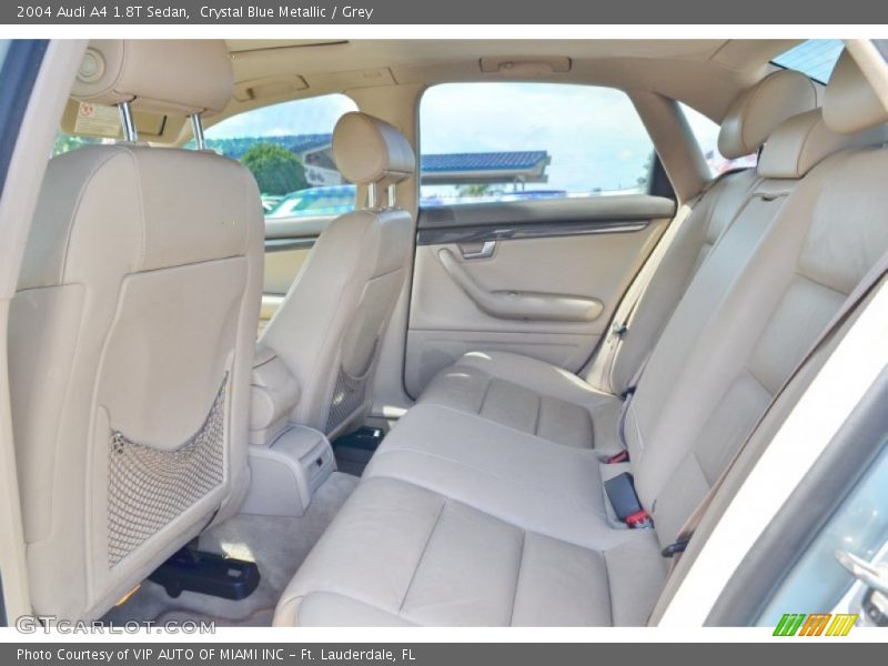 Crystal Blue Metallic / Grey 2004 Audi A4 1.8T Sedan