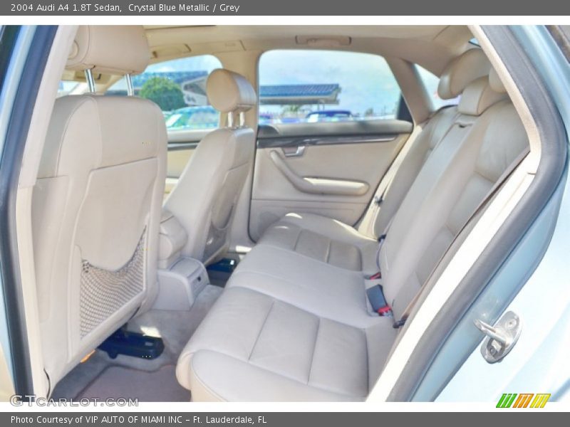 Crystal Blue Metallic / Grey 2004 Audi A4 1.8T Sedan