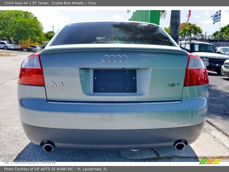 Crystal Blue Metallic / Grey 2004 Audi A4 1.8T Sedan