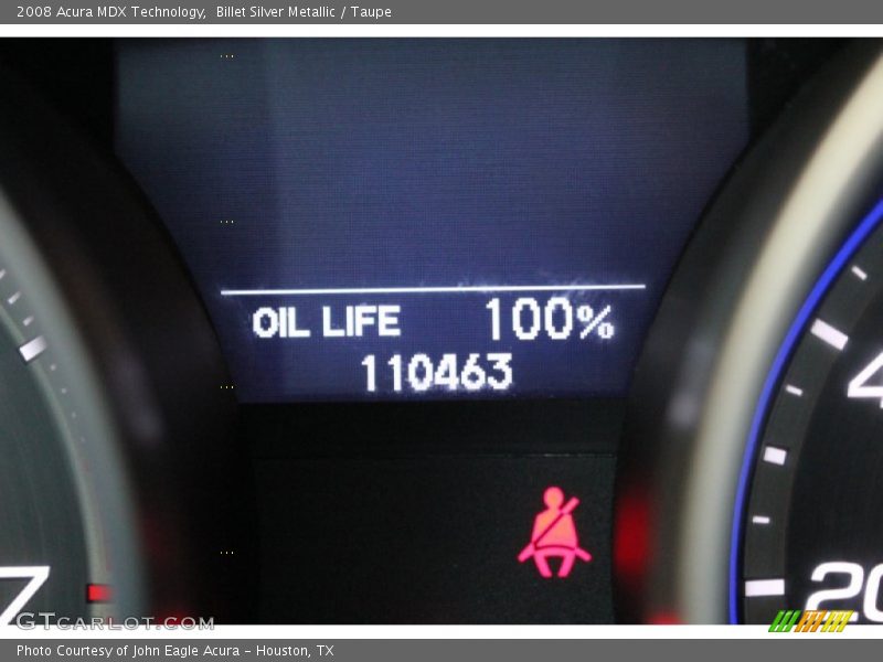 Billet Silver Metallic / Taupe 2008 Acura MDX Technology