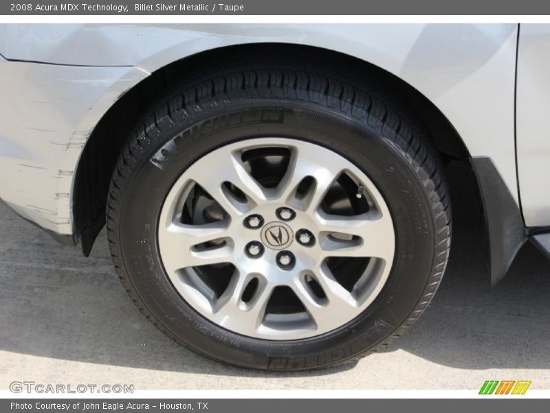 Billet Silver Metallic / Taupe 2008 Acura MDX Technology