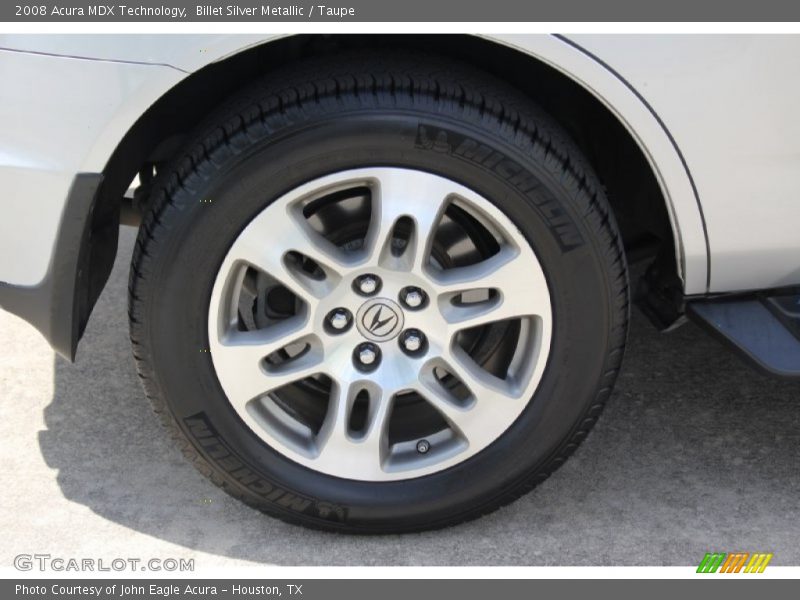Billet Silver Metallic / Taupe 2008 Acura MDX Technology