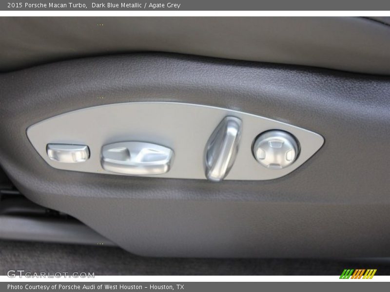 Dark Blue Metallic / Agate Grey 2015 Porsche Macan Turbo