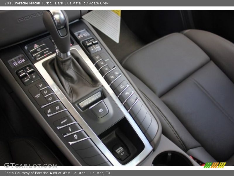 Dark Blue Metallic / Agate Grey 2015 Porsche Macan Turbo