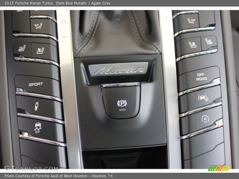 Dark Blue Metallic / Agate Grey 2015 Porsche Macan Turbo