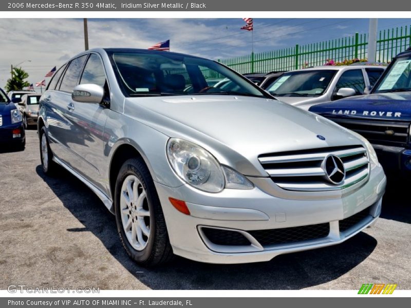 Iridium Silver Metallic / Black 2006 Mercedes-Benz R 350 4Matic