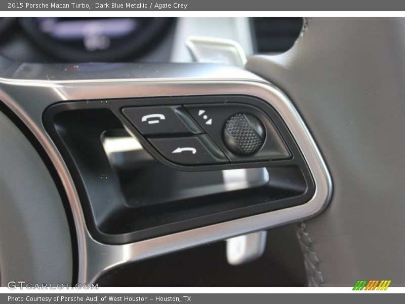Dark Blue Metallic / Agate Grey 2015 Porsche Macan Turbo