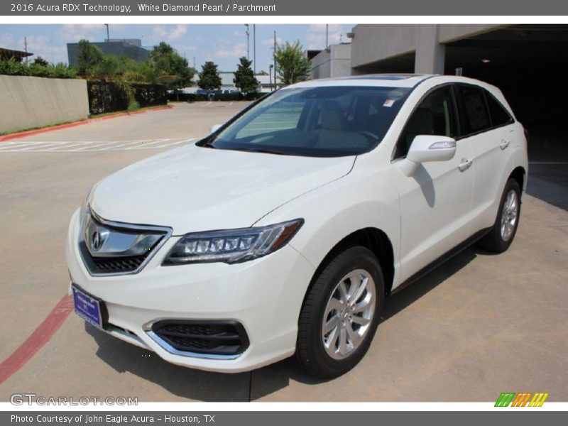 White Diamond Pearl / Parchment 2016 Acura RDX Technology