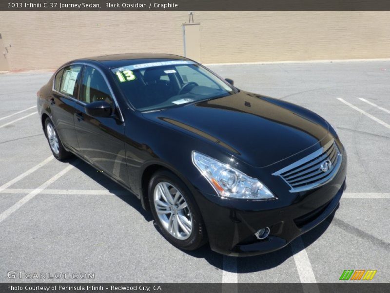 Black Obsidian / Graphite 2013 Infiniti G 37 Journey Sedan