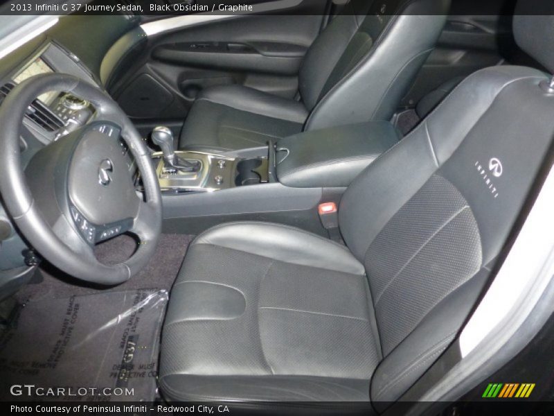 Black Obsidian / Graphite 2013 Infiniti G 37 Journey Sedan