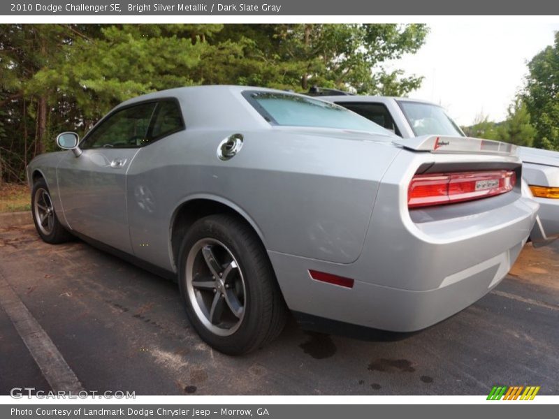 Bright Silver Metallic / Dark Slate Gray 2010 Dodge Challenger SE