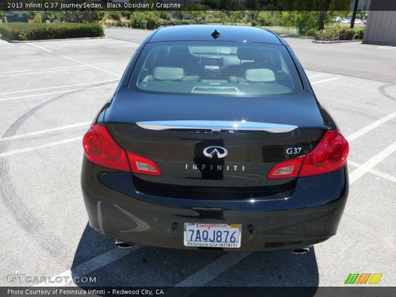 Black Obsidian / Graphite 2013 Infiniti G 37 Journey Sedan