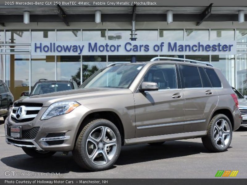 Pebble Grey Metallic / Mocha/Black 2015 Mercedes-Benz GLK 250 BlueTEC 4Matic