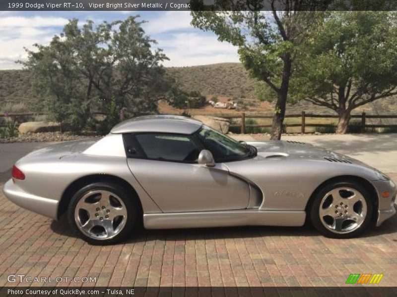 Viper Bright Silver Metallic / Cognac 1999 Dodge Viper RT-10