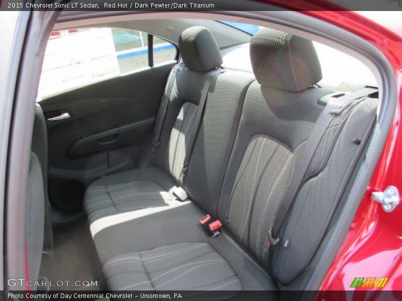 Red Hot / Dark Pewter/Dark Titanium 2015 Chevrolet Sonic LT Sedan