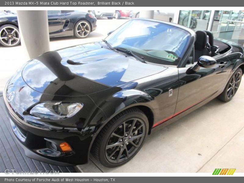 Brilliant Black / Black 2013 Mazda MX-5 Miata Club Hard Top Roadster