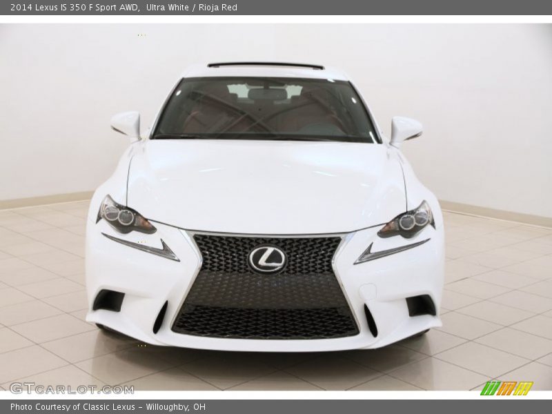 Ultra White / Rioja Red 2014 Lexus IS 350 F Sport AWD