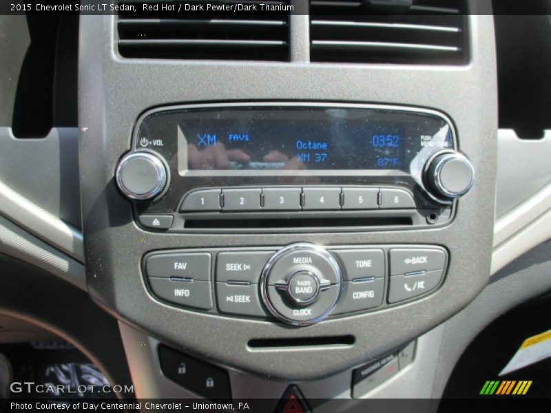 Red Hot / Dark Pewter/Dark Titanium 2015 Chevrolet Sonic LT Sedan