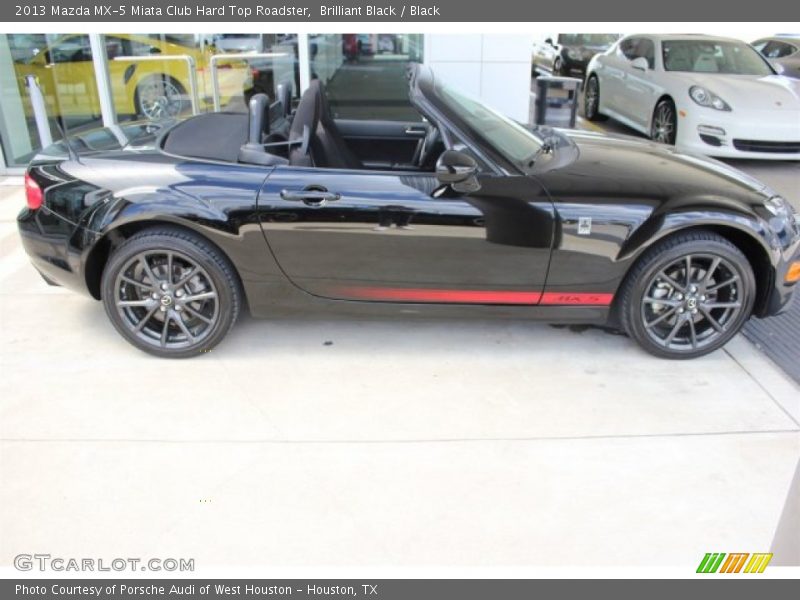 Brilliant Black / Black 2013 Mazda MX-5 Miata Club Hard Top Roadster