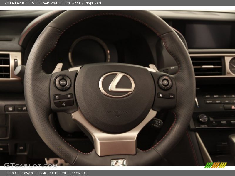 Ultra White / Rioja Red 2014 Lexus IS 350 F Sport AWD